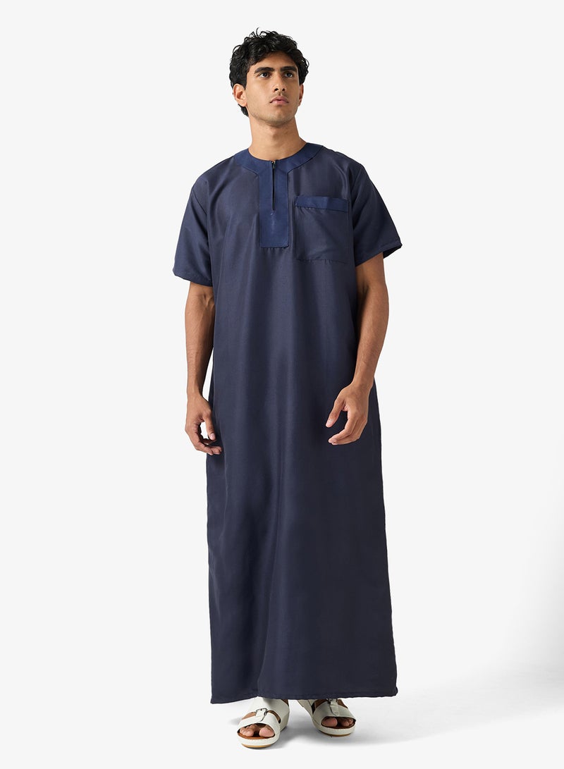 Robert Wood Round Neck Classic Thobe - Image 4